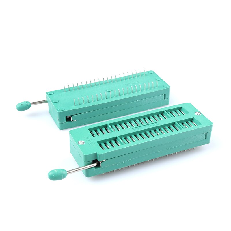 Conector Universal ZIF de prueba de circuito integrado, DIP14/16/18/20/24/28/32/40P, 2,54mm