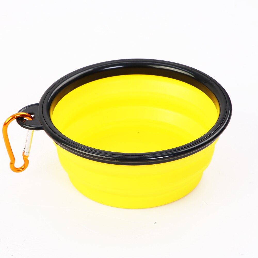 Gamelle pliable en silicone écologique pour chien et chat, gamelle de voyage portable pour nourriture et eau
