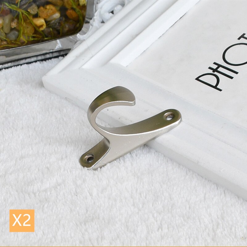 2 Stks/partij Zinklegering Gordijn Bandage Haken Badkamer Muur Haak Thuis Opslag Haak Gordijnen Decoratieve Accessoires Hardware Levert: A3