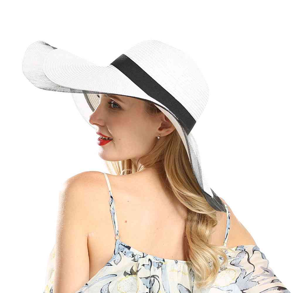 Mode Dame Strooien Hoed Vrouwen Zomer Zonneklep Zonnehoed Panama Schipper Floppy Emmer Cap Vrouwelijke Vrouw Zomer Hoed Stro Strand
