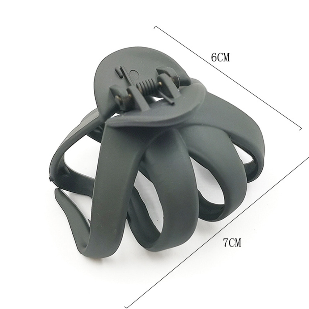 Scrub Zwart Plastic Haar Klauw Clips Holle Grote S... Grandado