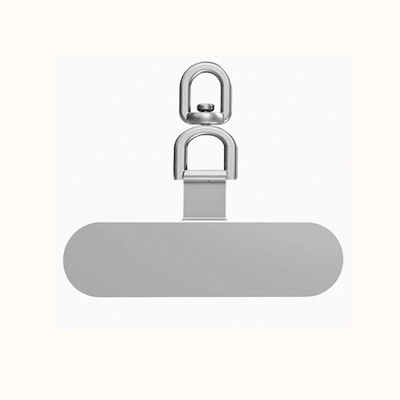 1pcs Upgrated 360 Rotatable Stainless Steel Phone Tether Tab Metal Patch Gasket Cellphone Lanyard Safety Connecter Piece: Pink