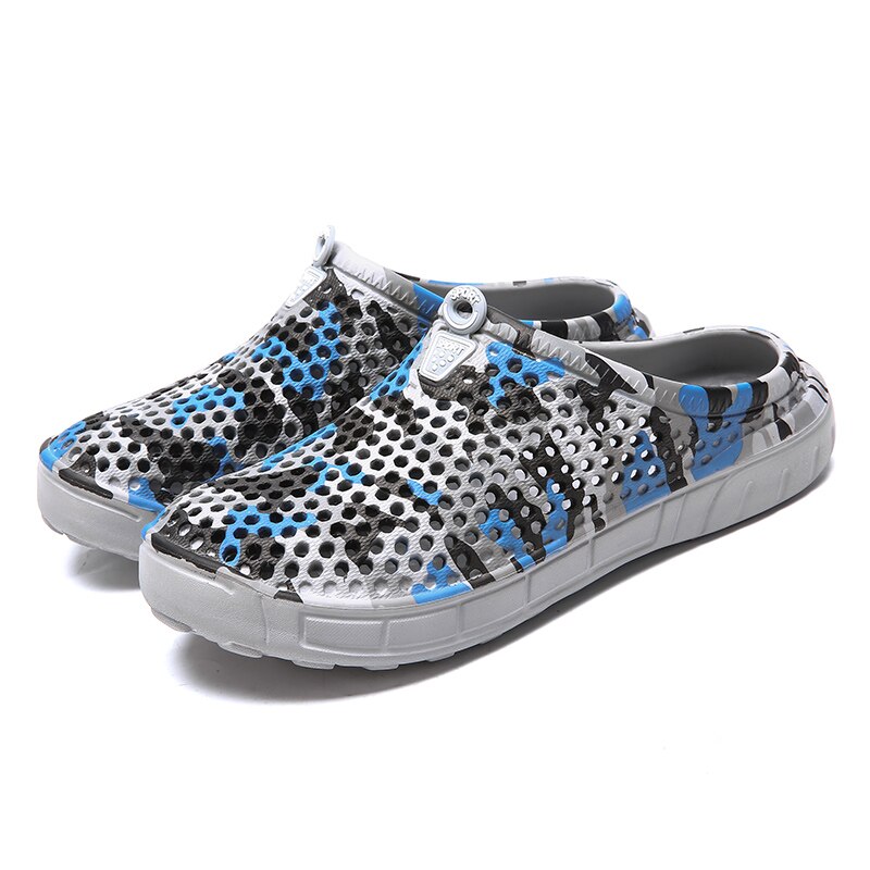 Crocse crocks män pool sandaler sommar utomhus cholastrand skor män slip on trädgård träskor fritidsvatten dusch literide