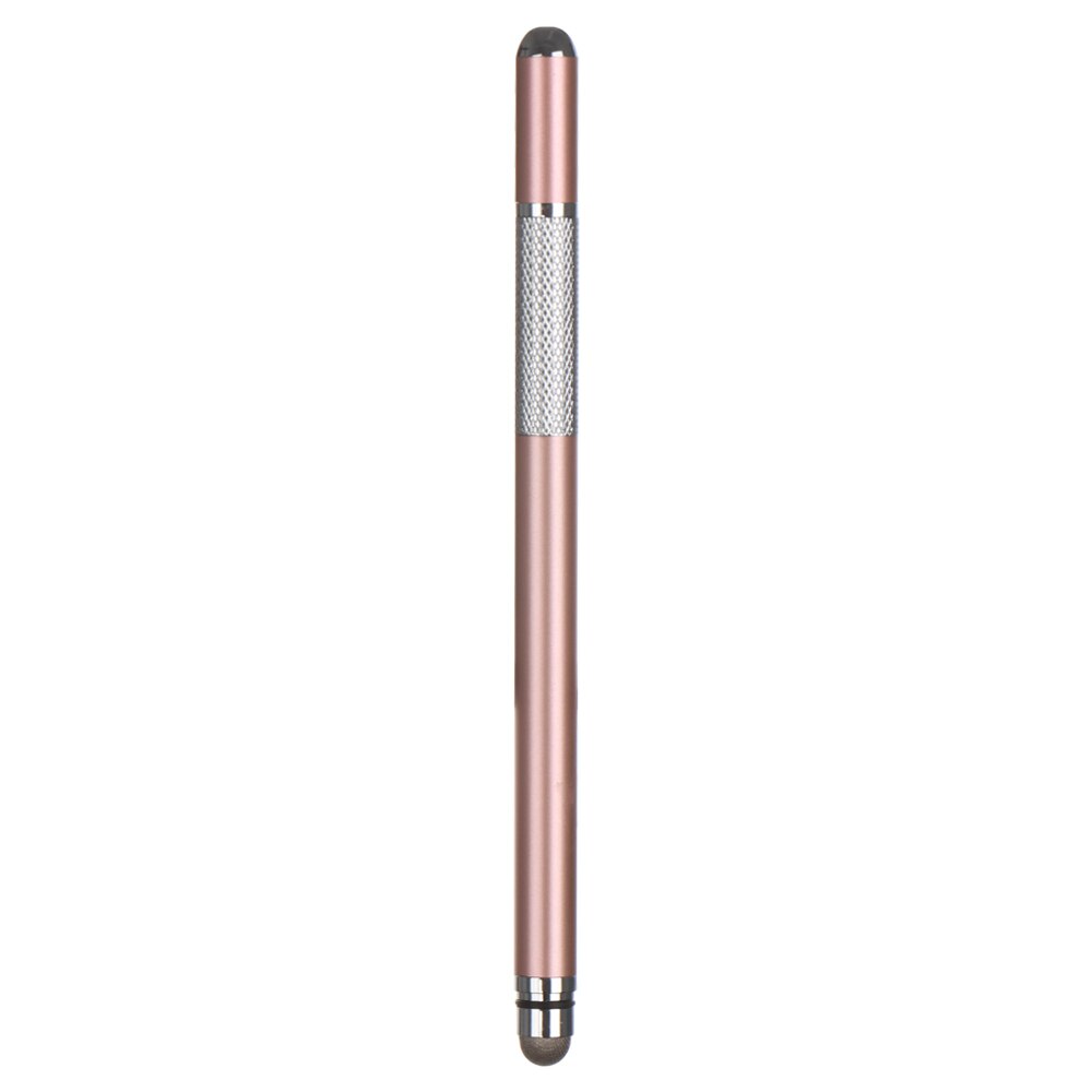 Draagbare Capacitieve Touchscreen Stylus Tekening Pen Universeel Voor Ipad Tablet Voor Iphone Smart Touchpen Accessoires: rose gold