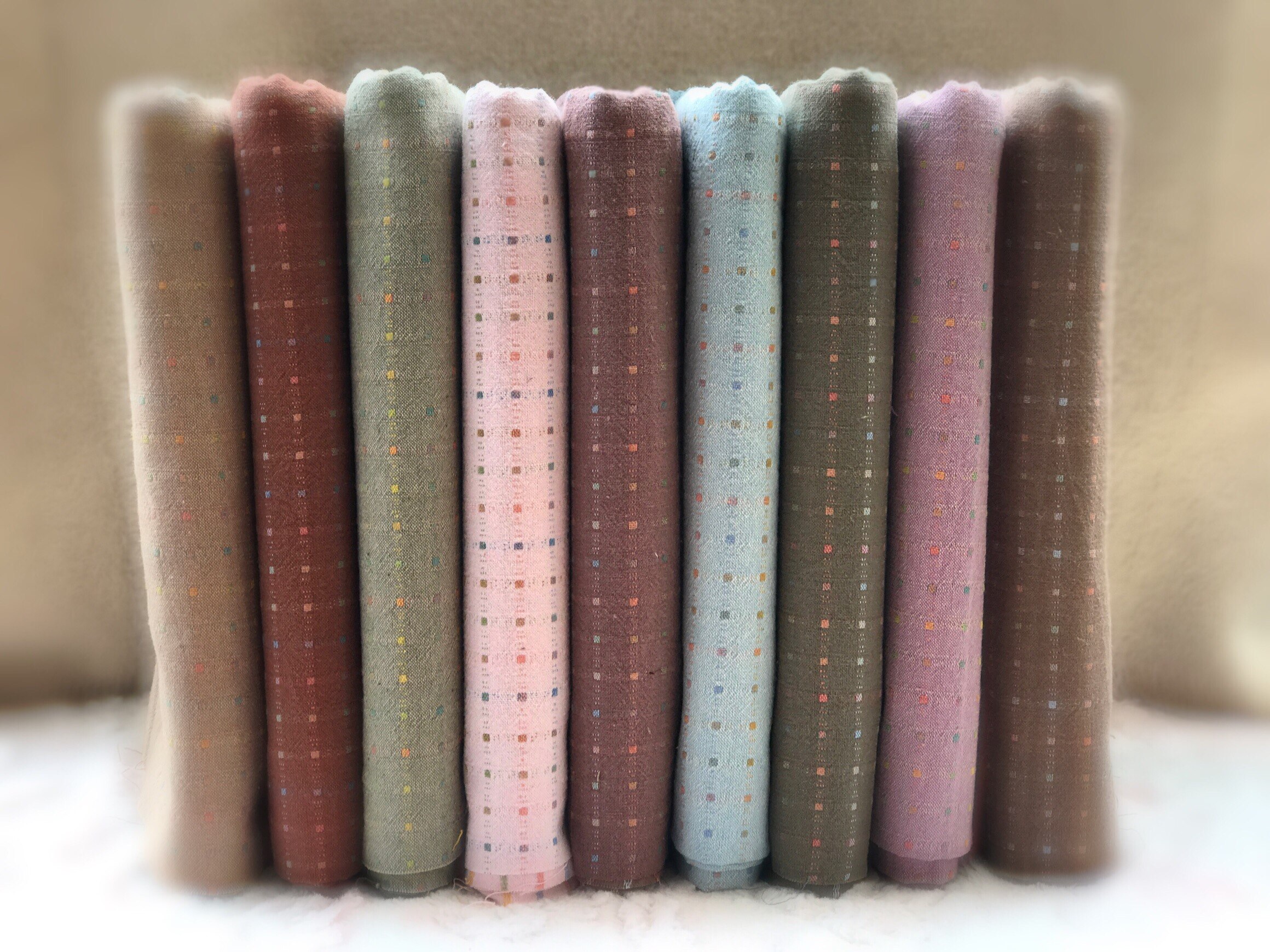 Japanilainen langalla värjätty kangas käsintehty itse tehty tilkkukangas 100%  puuvillainen peittokangaspaketti 50*70cm joulupukua