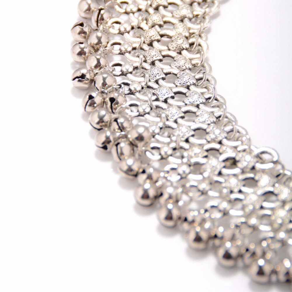 1 Pcs Mode Sexy Vintage Enkelband Chain Veel Bell Kralen Enkelband Foot Sieraden Voor Vrouwen Barefoot Sandal