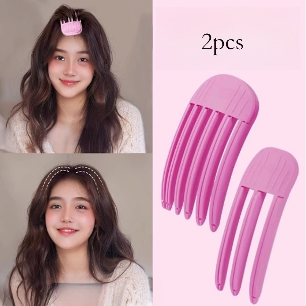 Flauschige Haarnadel Eisstockschießen Pony Clips Haarwurzeln Volumizing Haar Clips Frauen Eisstockschießen Feste bilden Clips Volumen Haar Rolle
