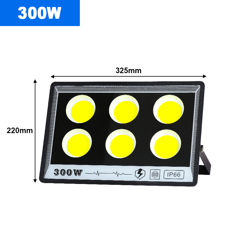 LED-schijnwerpers AC 220V 50W 100W 200W 300W 400W 500W Hoge Heldere Spotlight LED-straatlantaarn Waterdicht IP66 Voor Buitentuin: RGB