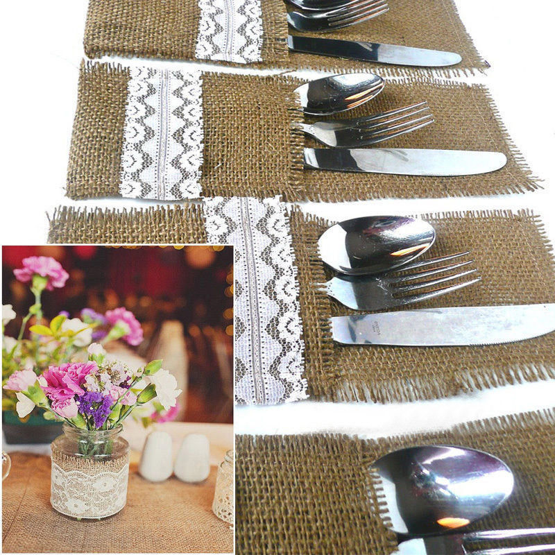 2M x 5CM Hessian Table Runners Hessian Roll Fabric Burlap Jute Rustic Wedding