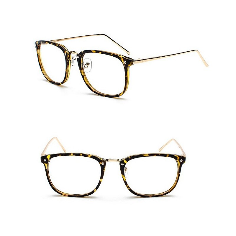 Oval Glasses Frame Women Vintage Myopia Eyeglasses Frames Clear Lens Eye Glasses Frame for Men Optical Spectacle Frame
