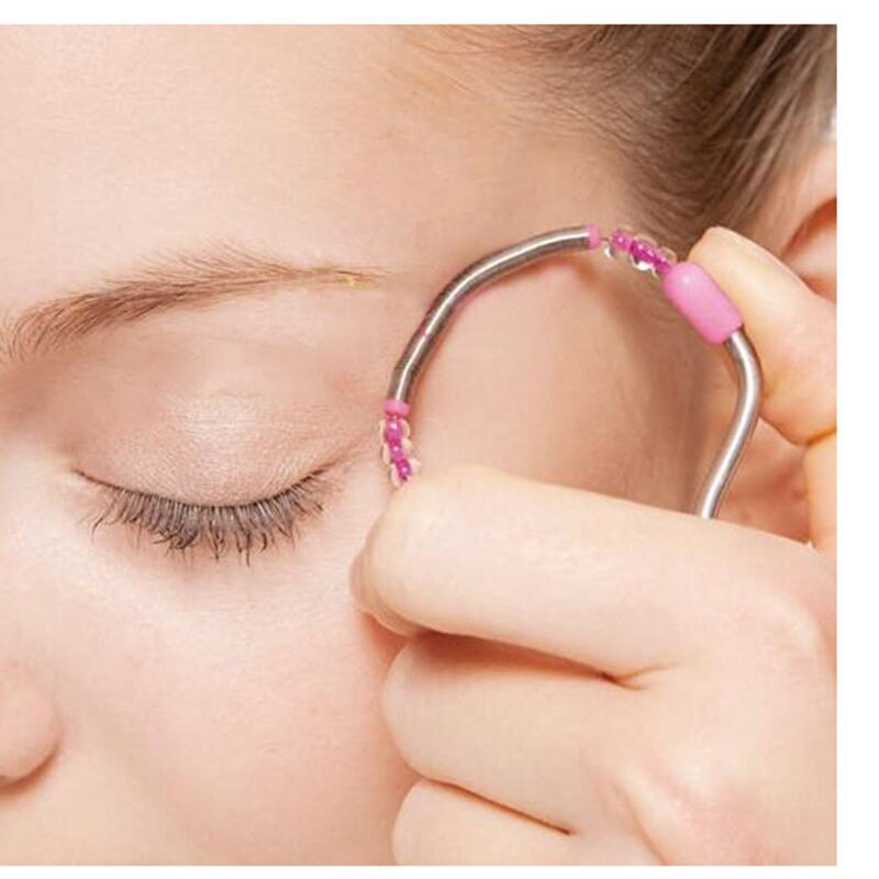 1pc gezichtshaar verwijderaar met veer, ontharingsstaafje, epilator met draad, gezichtshaar verwijderaar met veer, ontharingsstaafje