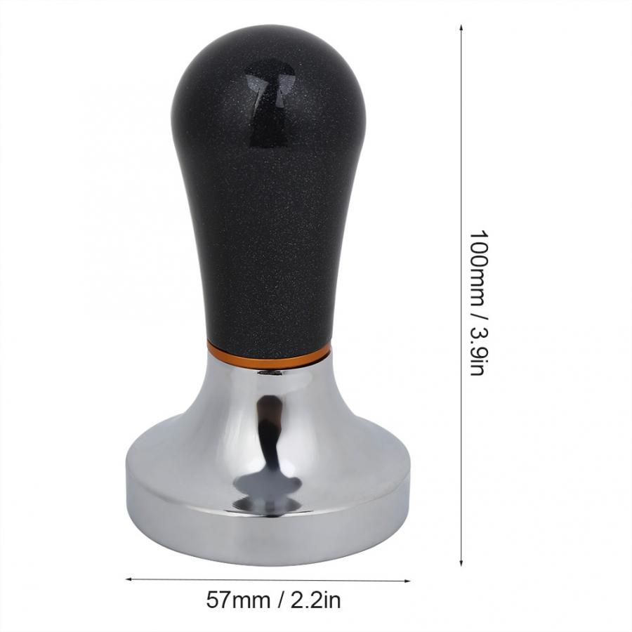 57mm Stainless Steel Coffee Tamper Handheld Coffee Tamper with Handle for Coffee Maker Espresso Latte Art Pen Tamper