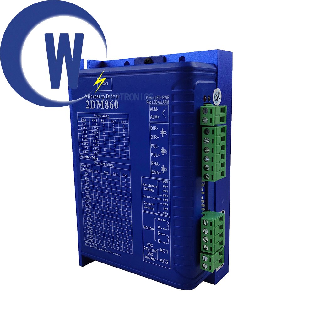 CNC 34/86 two-phase digital stepper motor driver 2DM860 mach3 engraving machine CNC system stepper motor driver