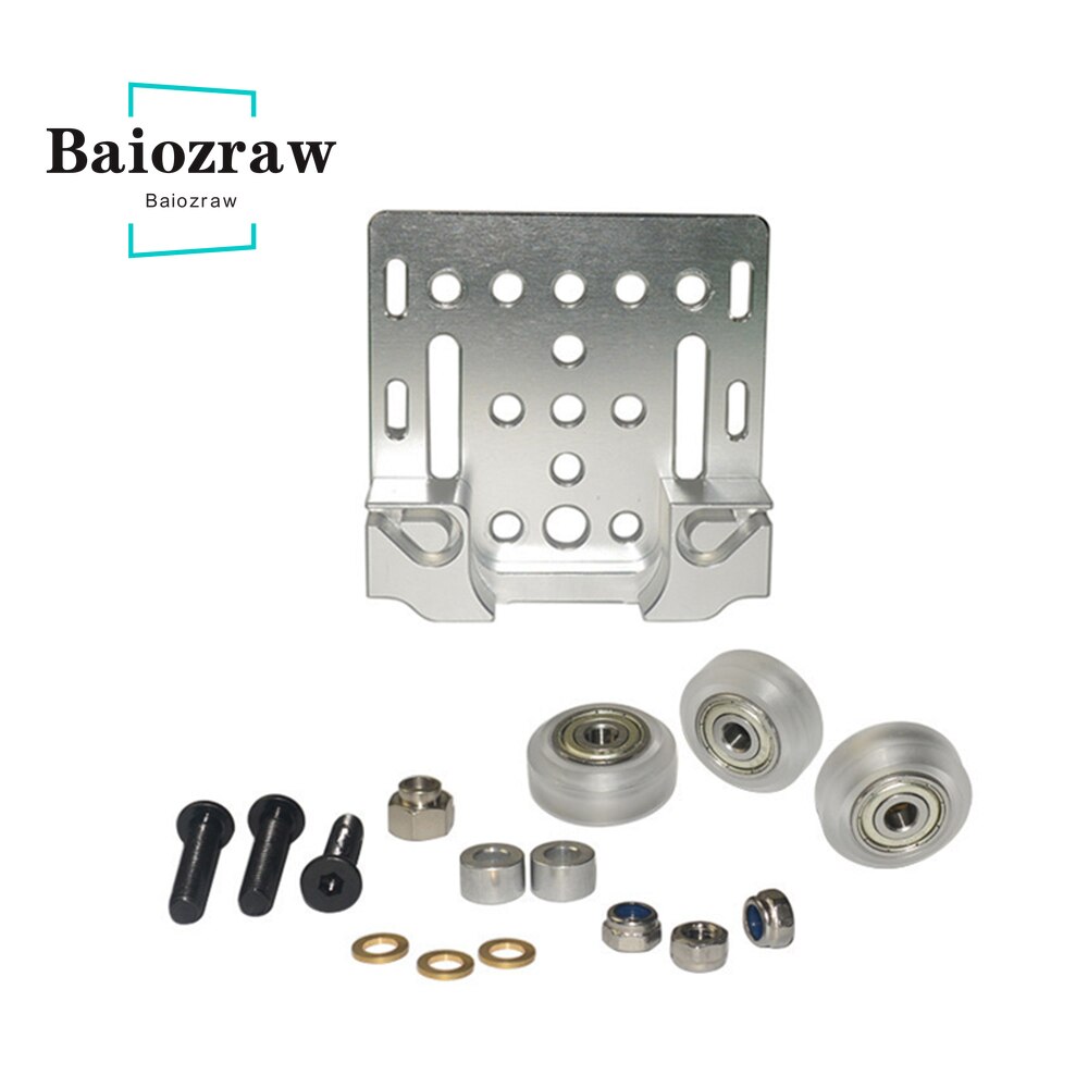 3D Printer Part Openbuilds V Gantry Plat Set T3x65.5x65.5 Pulley Suites for / 2040 V-slot Aluminum Profiles Wheels