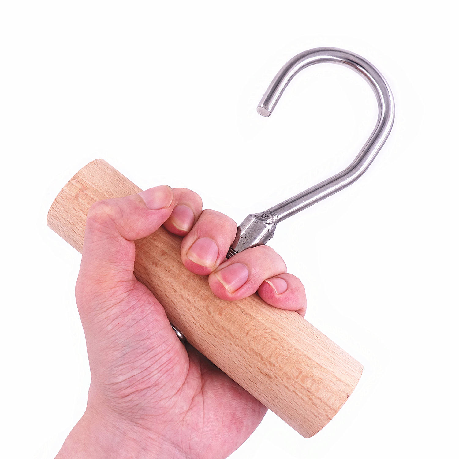 1 Pair Wooden Pull Up Bar Handles Fitness Heavy Duty Grips for Home Arm Strength Deadlift Lifting Training Workout Accessories