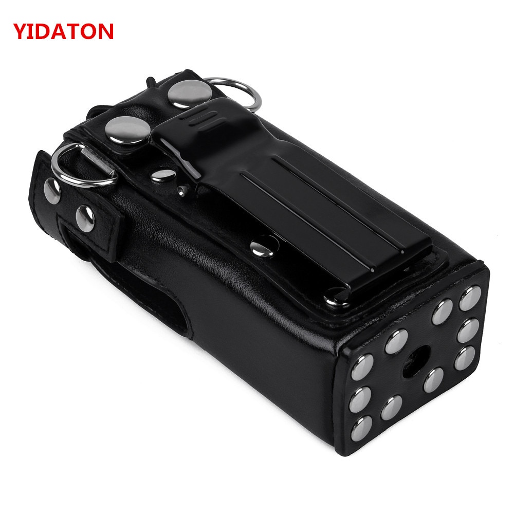 YIDATON pour Motorola Radio GP328 sacoche en cuir avec sangle de ceinture GP340 GP360 GP380 talkie-walkie étui de transport