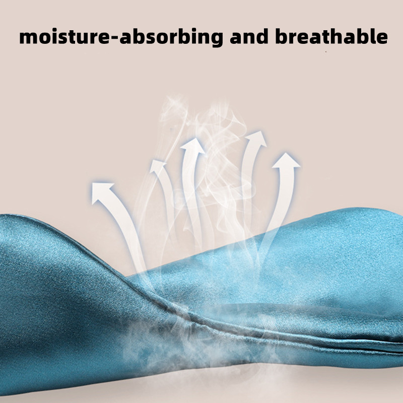 Máscara para dormir, máscara para ojos 3D para dormir, seda pura, opaca, cómoda y suave, venda para los ojos de noche para mujeres y hombres, sombras para los siestas de viaje