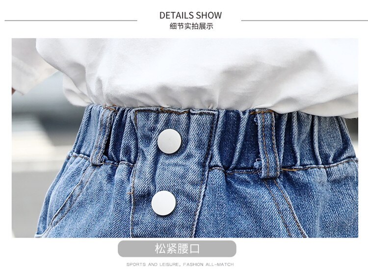 teenage girls denim skirt 12 years old children clothes girl casual