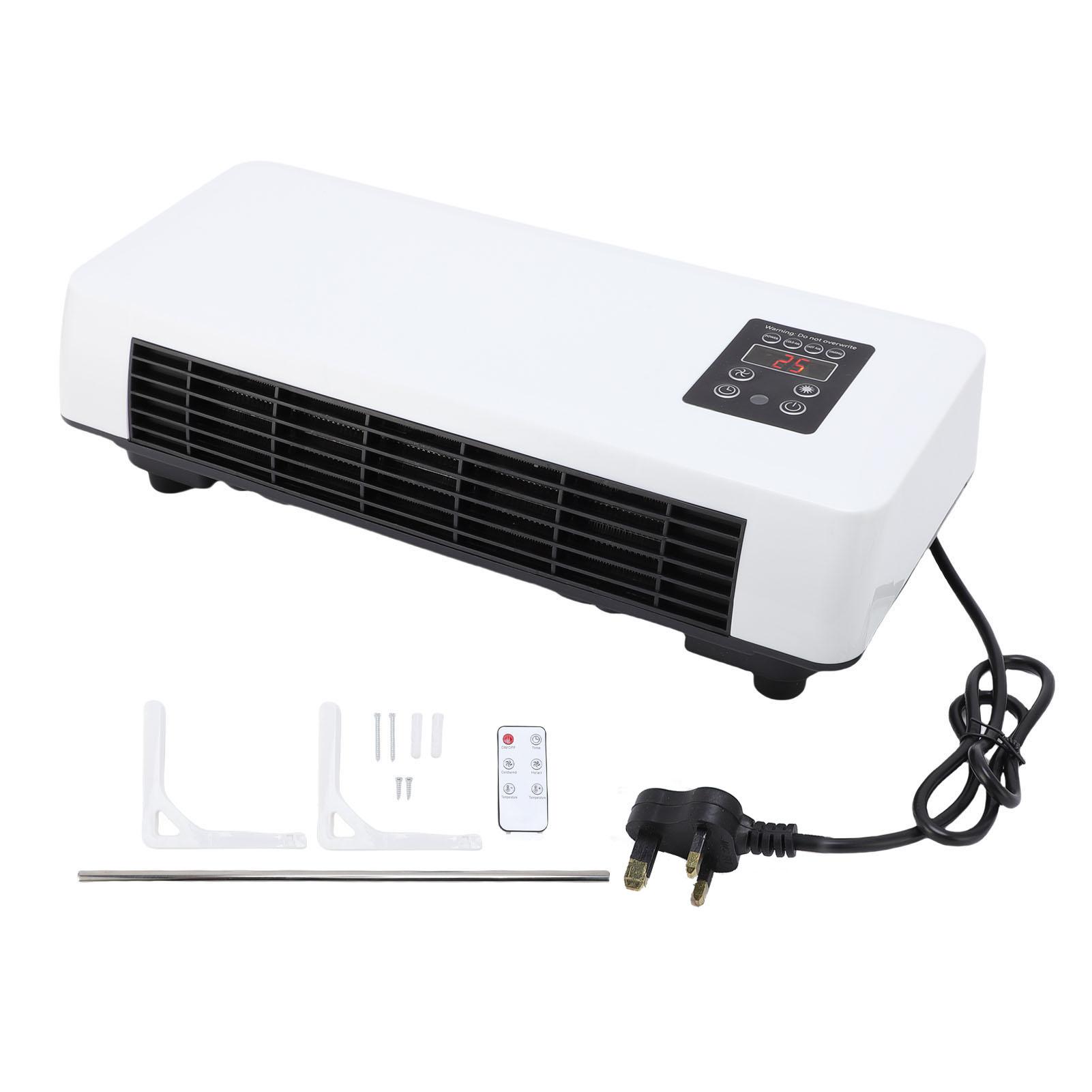 Wall-Mounted Air Conditioner With Cold/Heat Switching Easy To Operate Energy Efficient Suitable For Use In Home Bathrooms: RED
