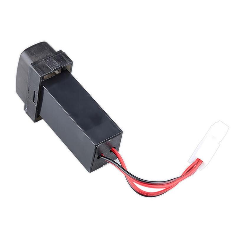 Dual USB Car Charger Power Adapter 2 Ports USB Interface Socket Car Modification Dashboard For Mitsubishi Pajero Lancer