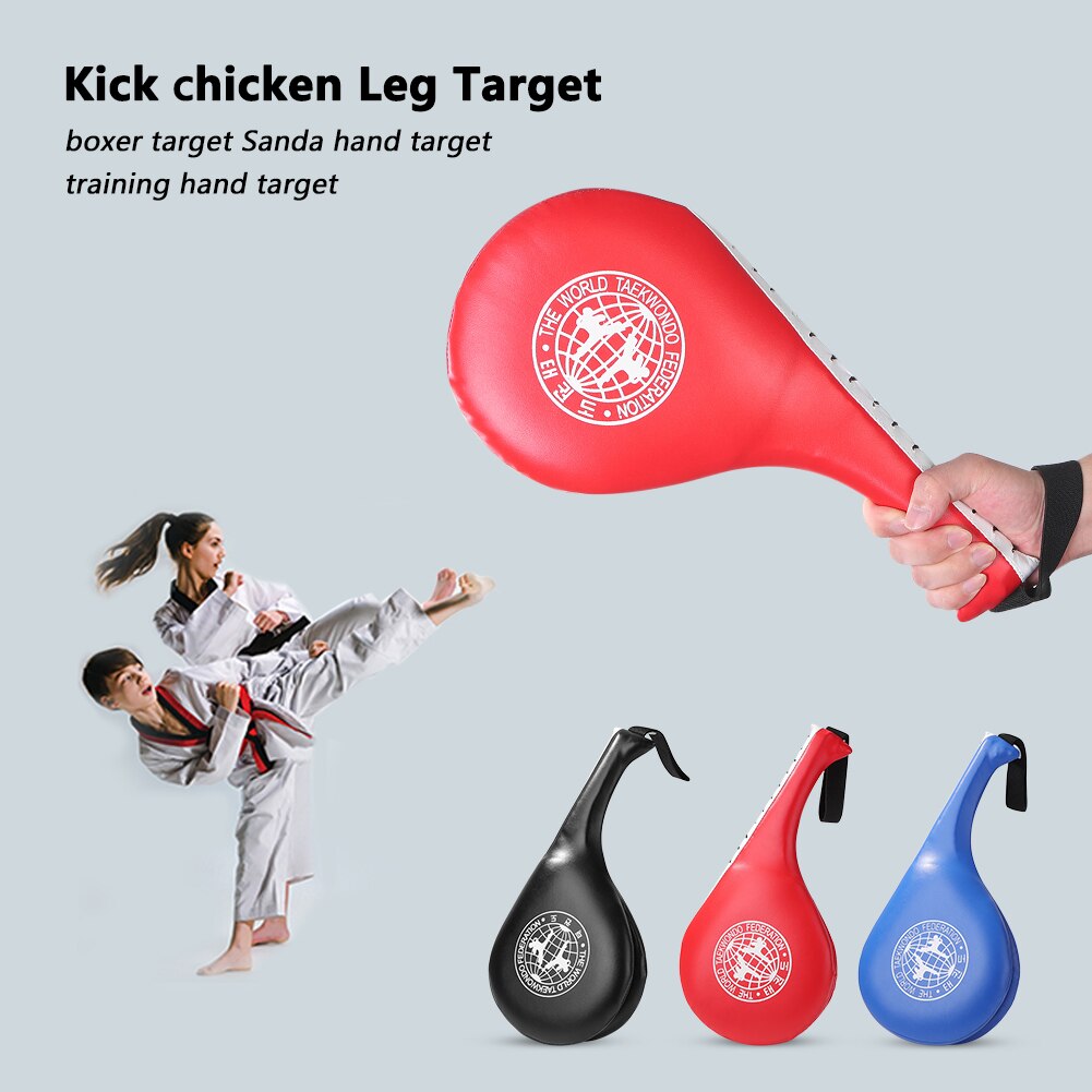 Almohadillas para patadas de taekwondo, almohadilla duradera para los pies, bolsa de entrenamiento, para golpear con la mano, para niños y adultos