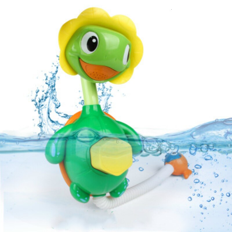 Interessant babybad water sproeiend bad kinderen bad tuiten zuignappen opvouwbare sproeikraan badkamer spelen babyshower speelgoed