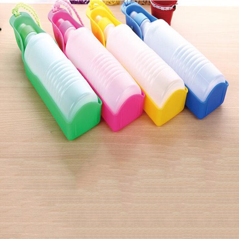 Draagbare drinkfles voor huisdieren, 500ml automatische drinkflessen voor buiten, kleine en grote honden