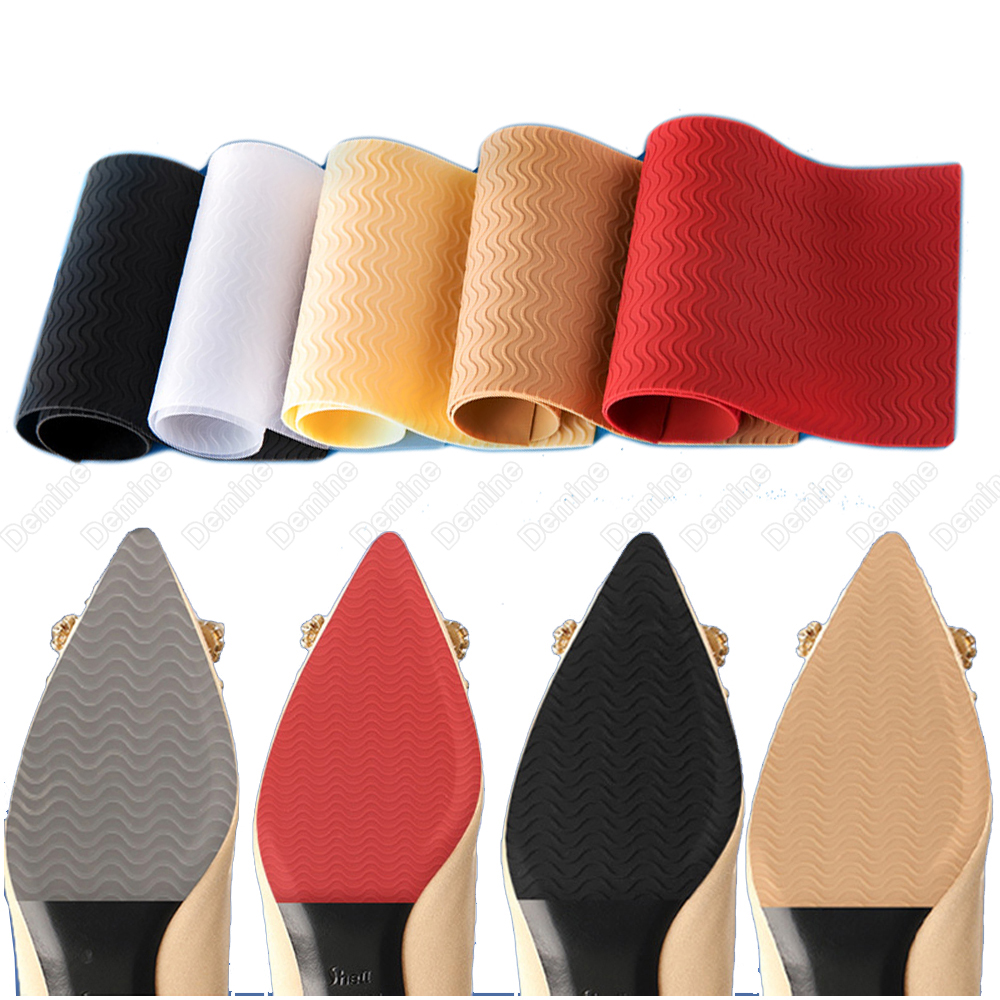 Tampons antidérapants en caoutchouc pour chaussures, protecteur de semelle pour femmes, semelles extérieures à talons hauts, réparation tapis autocollant, feuille de semelles