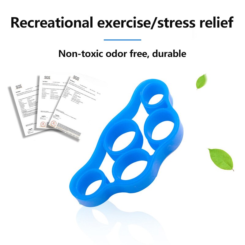Silicone finger clip strength trainer resistance band hand shake wrist exercise stretching resistance finger trainer exercise fi