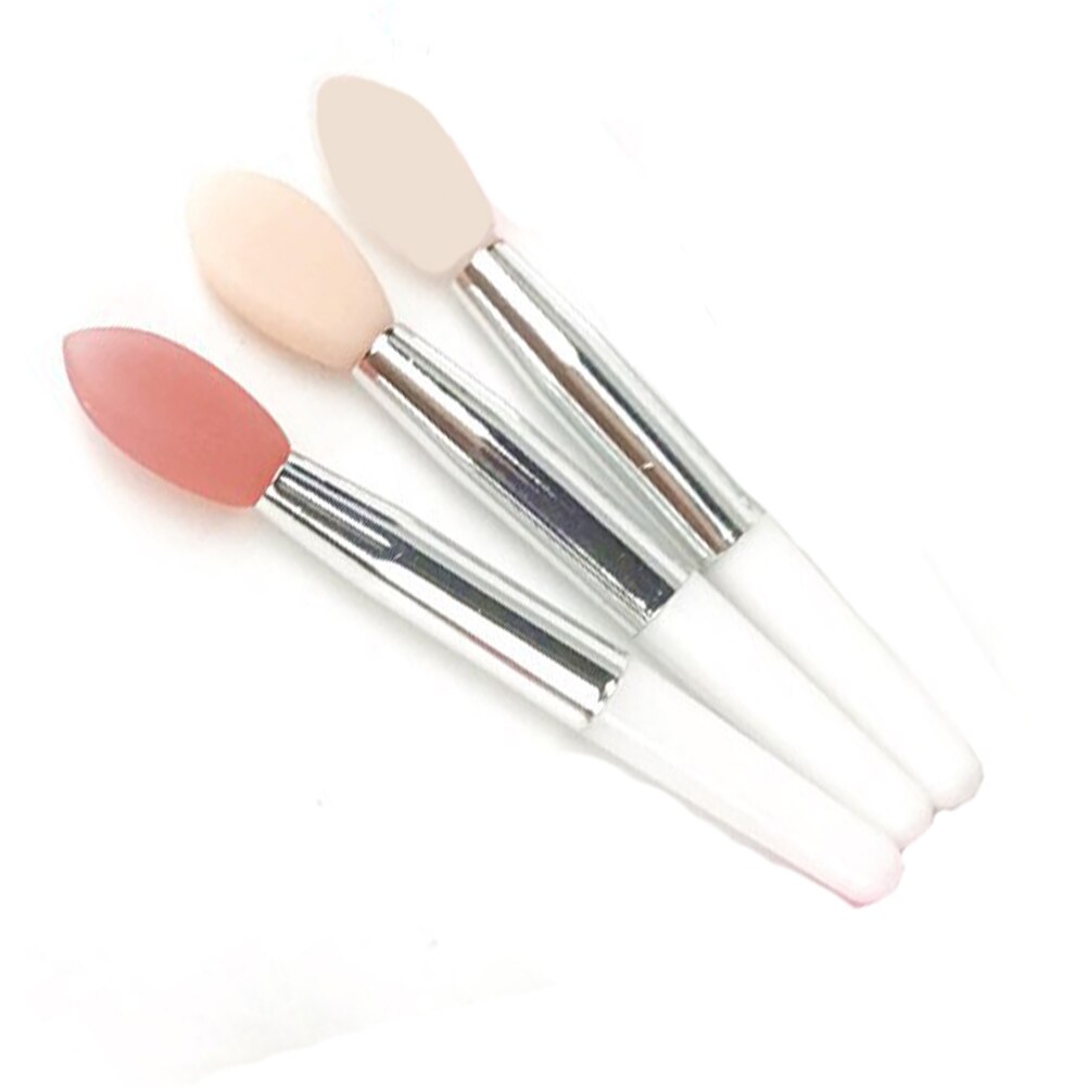 6Pcs Silica Lip Make-Up Kwasten Lipgloss Applicator Wegwerp Lip Borstels Cosmetische Wimper Borstel Make Up Kwasten Gereedschap A2