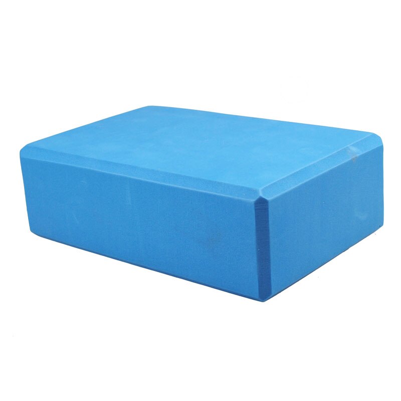 Bloque de Yoga de EVA Premium, ladrillo para hacer ejercicio, Fitness, gimnasio, entrenamiento, estiramiento, duradero, , 1 unidad, n. ° 0428: Azul