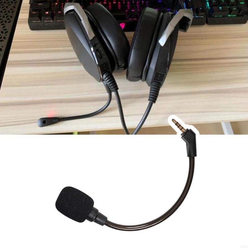 G8DF Durability Gaming Mic Boom Compatible for ROG Theta 7.1 Headphones Microphones