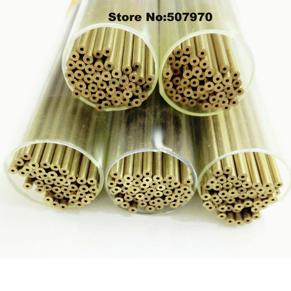 Tubo de electrodo de latón de un solo orificio Ziyang OD1.8 * 400mm para perforadora EDM
