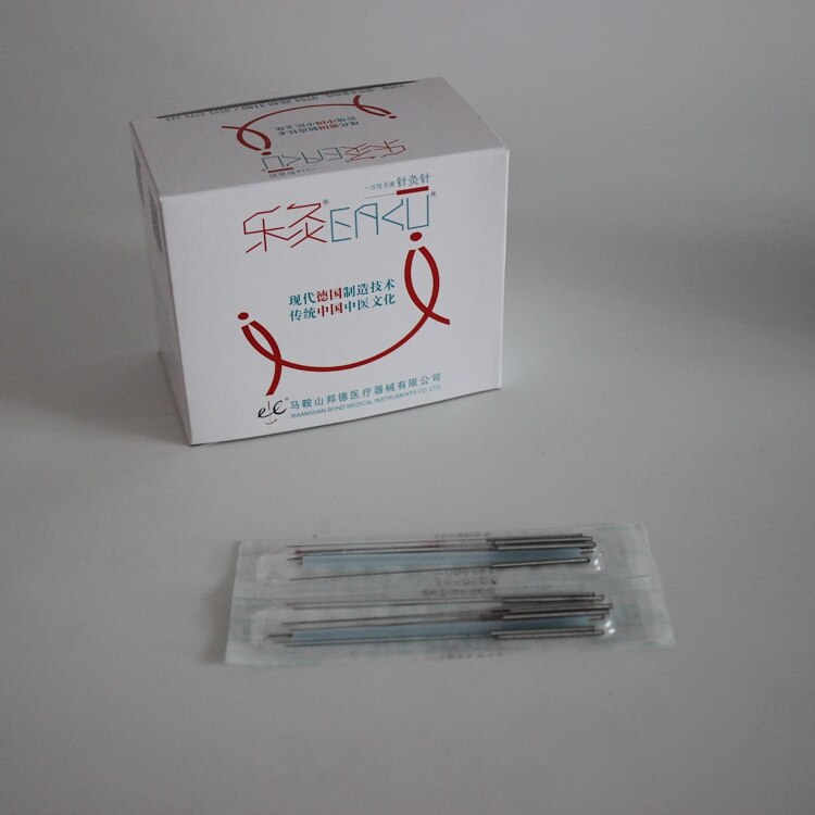 EACU disposable acupuncture needle with tube 500 pcs Single-use acupuncture needles size 0.16/0.18/0.20/0.25/0.30mm