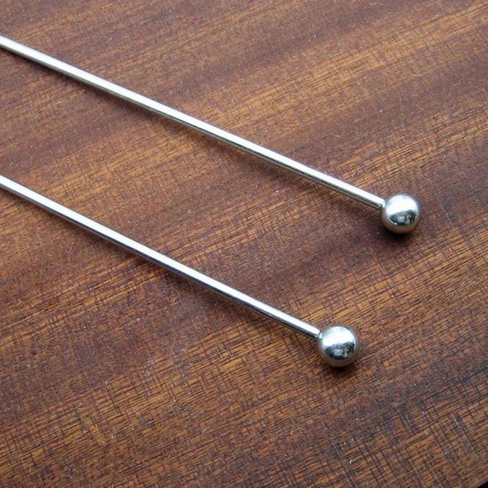 5Pcs 19cm Swizzle Sticks Reusable Long Handle Stainless Steel Cocktail Paddle Drink Stirrers for Office