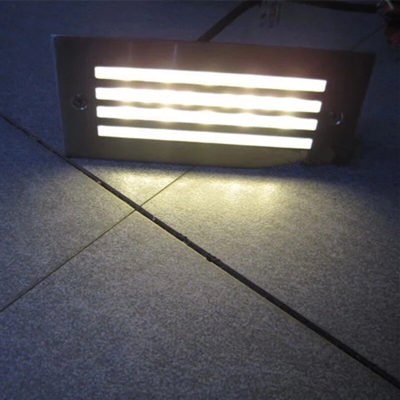 Waterproof 3W LED Underground Light Lamps Recessed Buried Floor Lamp Outdoor Landscape Stair Step Wall Light