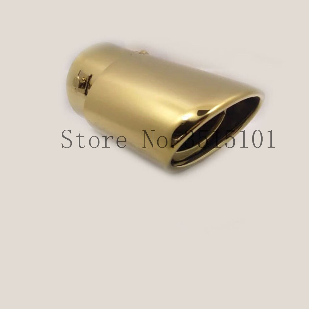 For Renault Kadjar Car Stainless Steel Cover Muffler Pipe Outlet Dedicate Exhaust Tip Tail 1pcs