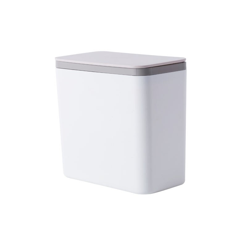 Square Mini Small Waste Bin Desktop Garbage Basket Home Table Plastic Office Supplies Trash Can Dustbin Sundries Barrel Box: Pink