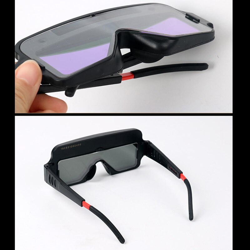Gafas de soldadura de oscurecimiento automático, gafas protectoras de seguridad para soldar, antideslumbrantes, GQ