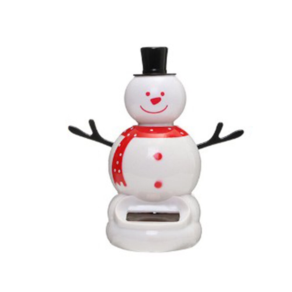 1 stuk schattige, op zonne-energie werkende, dansende, schommelende speelgoedauto, kerstdecoratie voor thuis, auto-accessoires: 3