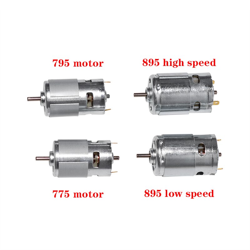 Duurzame 775 795 895 motor/motorbeugel  dc 12v-24v 3000-12000 tpm motor grote koppel tandwielmotor voor graveermachine draaibank gereedschap