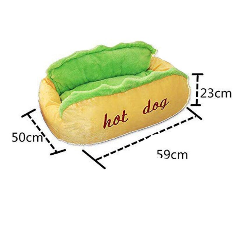 Funny Dog Bed Winter Warm Pet House Sofa Cushion Supplies Puppy Cat Soft Sleeping Mat Cozy Dogs Nest Kennel