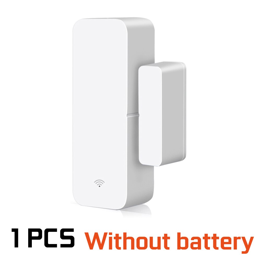 Tuya Smart WiFi Door Sensor Door Open / Closed Detectors Compatible With Alexa Google Home Powered Smart Life APP Control: 1 Without battery