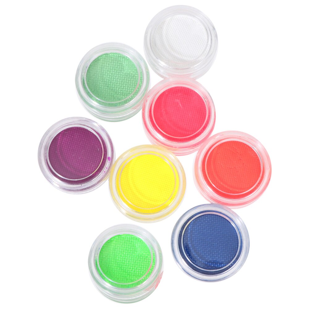 8pcs Decorative Water Based Useful Body Painting Pigments Face Paints Body Paints for Party Carnival Halloween