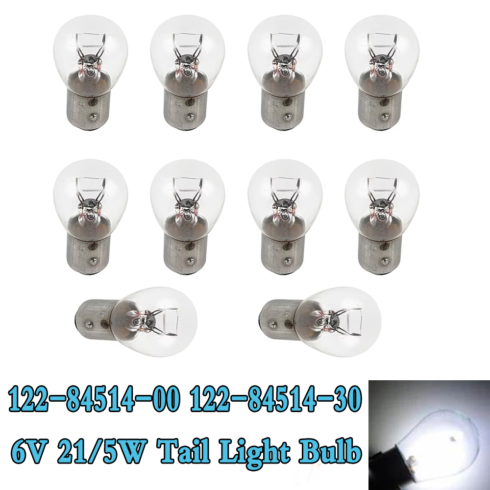 6V 21/5W Rücklicht Birne Brems halt Hinten Schwanz Hinten Schwanz Lampe Licht Halogenlampe Für Motorrad OEM 122-84514-00 122-84514-30