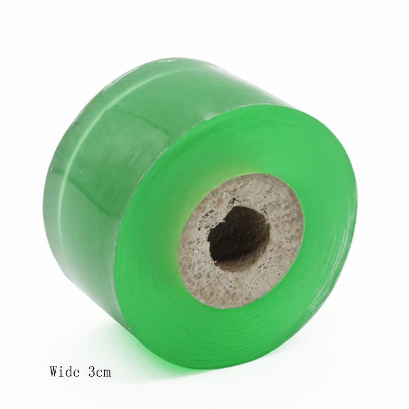 Cinta adhesiva de PVC E11370 para injertos, cortadores de árboles frutales, grabado de ramas y jardinería, 2CM, 100 m/lote