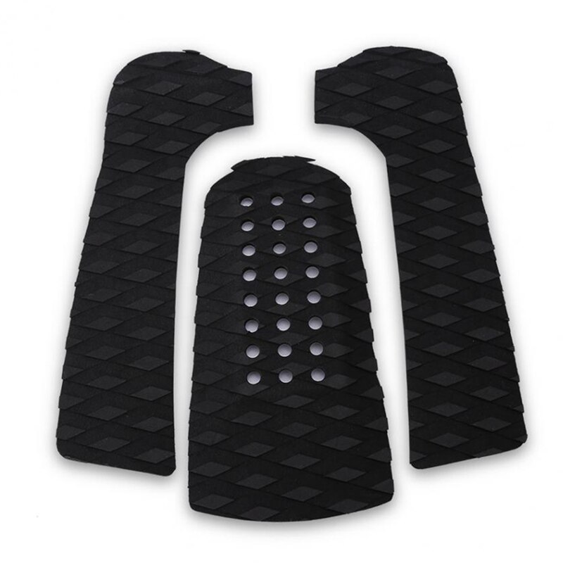 3 stk eva surfbræt anti-skrid pad slip-on pad hæl pad lille hale pad surfboard dæk tilbehør anti-skrid polstret kajak fiskeri b: Default Title