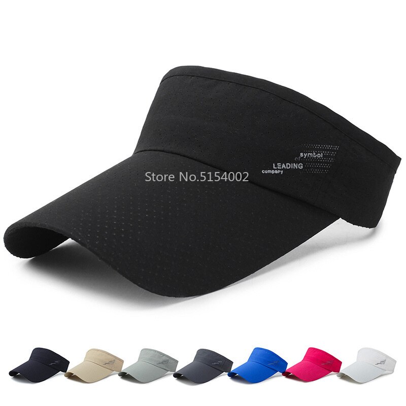 Men Women Air Top Hats Adjustable Visor Headless Outdoor Sports Tennis Golf Running Top Empty Sun Cap Summer Breathable Hats