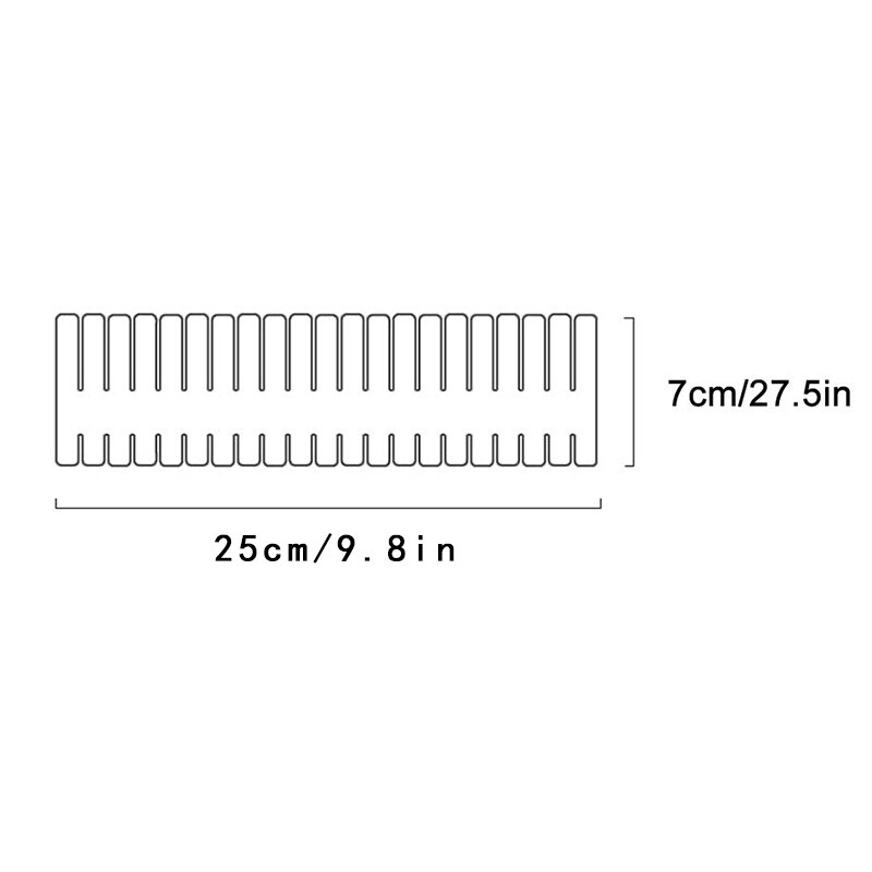 Adjustable Grid Clapboard Drawer Dividers DIY Plastic Closet Separator Tidy Partition Organizer Container for Underwear Socks