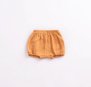 Sommer baby pige shorts baby pige solide løstsiddende korte bukser pige sommer tøj baby pige bloomers: Orange / 6m